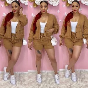 Women’s 2pc Set ( Deep Camel)